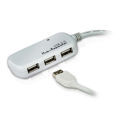 Aten 12 m 4 poorten USB 2.0 verlengkabel | 1 stuks - UE2120H UE2120H