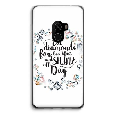 Diamonds: Xiaomi Mi Mix 2 Transparant Hoesje