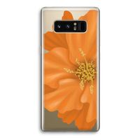Orange Ellila flower: Samsung Galaxy Note 8 Transparant Hoesje