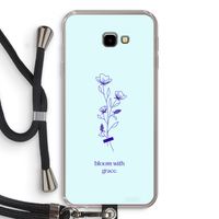 Bloom with grace: Samsung Galaxy J4 Plus Transparant Hoesje met koord