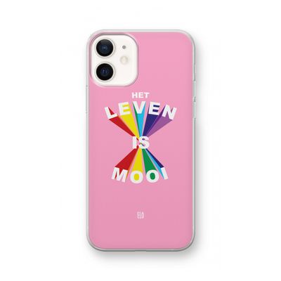 Het Leven Is Mooi: iPhone 12 Transparant Hoesje
