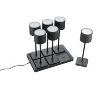 Trio Set van 6 tafellampjesFernandez zwart - R54096632