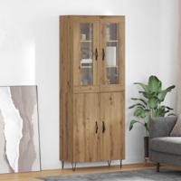 Hoge kast Artisan Eiken 69,5 x 34 x 180 cm Bewerkt hout