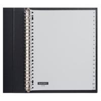 Tabbladen Quantore A4 23-gaats 20-delig met A-Z breed grijs