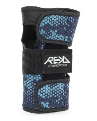 Rekd Polsbeschermers Zwart/Blauw - L