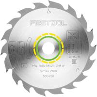 Festool Cirkelzaagblad voor Hout | Wood Standard | Ø 160mm Asgat 20mm 18T - 500458