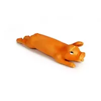 Beeztees Biggetje - Hondenspeelgoed - Oranje - Klein - 25 cm - thumbnail