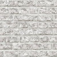 Noordwand Behang Topchic Brick Wall donkergrijs - thumbnail