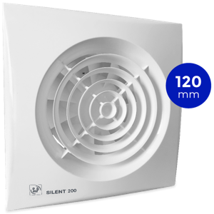 [tweedekans] Badkamer/toilet Ventilator Soler & Palau Silent (200cz) - Ø 120mm - Standaard