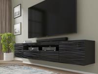 Tv-meubel AUREO 3 deuren 200 cm sahara zonder led