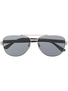 Gucci Eyewear lunettes de soleil à monture ronde - Argent