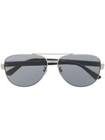 Gucci Eyewear lunettes de soleil à monture ronde - Argent
