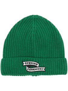 Opening Ceremony bonnet à patch logo - Vert