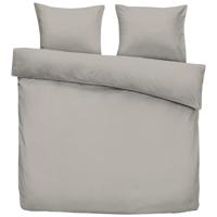 2e Halve Prijs Leen Bakker - Dekbedovertrek Jay - Zand - 200x200/220 Cm - Katoen - Beige