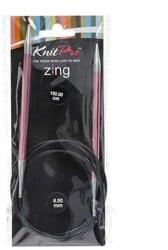 KnitPro Zing Rondbreinaalden 150cm 6,50mm