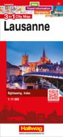 Stadsplattegrond Lausanne | Hallwag