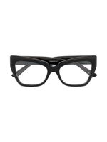 Balenciaga Eyewear lunettes de vue carrées à plaque logo - Noir