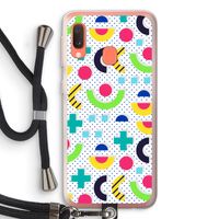 8-bit N°1: Samsung Galaxy A20e Transparant Hoesje met koord