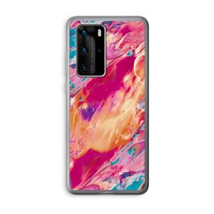 Pastel Echoes: Huawei P40 Pro Transparant Hoesje