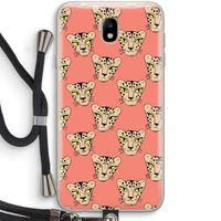 Tijger: Samsung Galaxy J7 (2017) Transparant Hoesje met koord Tijger: Samsung Galaxy J7 (2017) Transparant Hoesje met koord