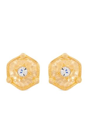 Susan Caplan Vintage boucles d'oreilles clips serties de cristaux (années 1980)