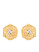 Susan Caplan Vintage boucles d'oreilles clips serties de cristaux (années 1980)