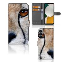 Samsung Galaxy A34 | Telefoonhoesje | Met pasjeshouder | Cheetah
