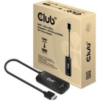 Club 3D HDMI + Micro USB naar DisplayPort Active Adapter adapter 4K120Hz / 8K30Hz M/F - thumbnail