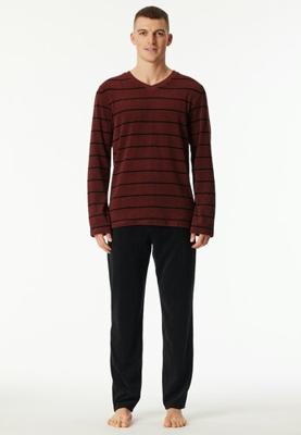 Schiesser Schiesser Heren Pyjama Long winered 183138 48/S