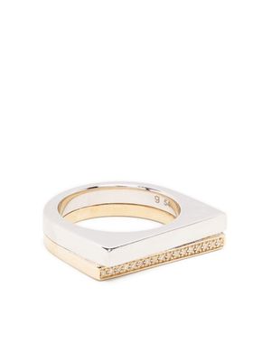 Tom Wood bague doubel à ornements