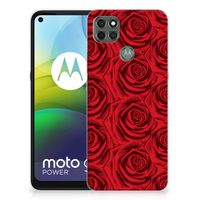 Motorola Moto G9 Power TPU Case Red Roses - thumbnail