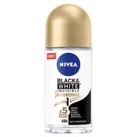 Nivea Deodorant black & white smooth roller 50 Milliliter