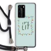 It's Lit: Huawei P40 Pro Transparant Hoesje met koord
