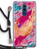 Pastel Echoes: Huawei Mate 10 Pro Transparant Hoesje met koord