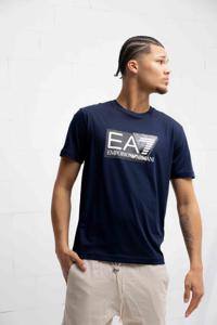 EA7 Emporio Armani Visibility T-Shirt Heren Donkerblauw - Maat XS - Kleur: Blauw | Soccerfanshop