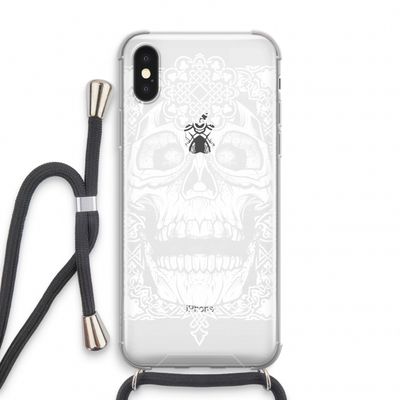 Seek & Destroy: iPhone XS Transparant Hoesje met koord