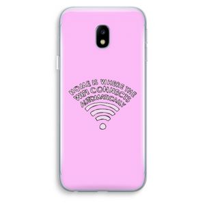 Home Is Where The Wifi Is: Samsung Galaxy J3 (2017) Transparant Hoesje