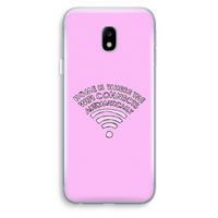 Home Is Where The Wifi Is: Samsung Galaxy J3 (2017) Transparant Hoesje