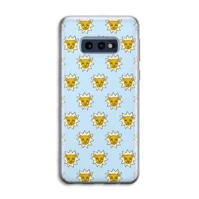 Leeuwenkoppen: Samsung Galaxy S10e Transparant Hoesje