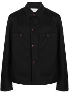 Lemaire military-inspired cotton overshirt - Zwart