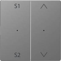 Merten MEG5227-6036 Wisselschakelaar Afdekking System Design RVS 1 stuk(s)