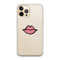 Kusje: iPhone 13 Pro Max Transparant Hoesje