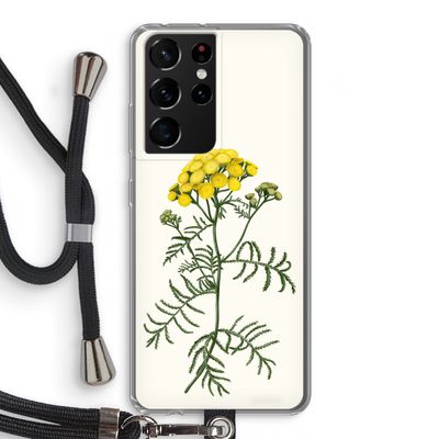 Tansy: Samsung Galaxy S21 Ultra Transparant Hoesje met koord