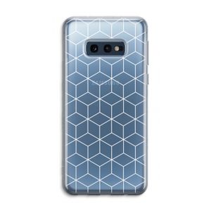 Zwart-witte kubussen: Samsung Galaxy S10e Transparant Hoesje