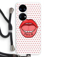 Yolo Denise: Huawei P50 Transparant Hoesje met koord