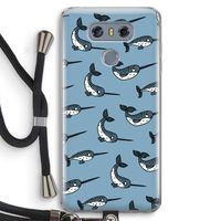 Narwhal: LG G6 Transparant Hoesje met koord