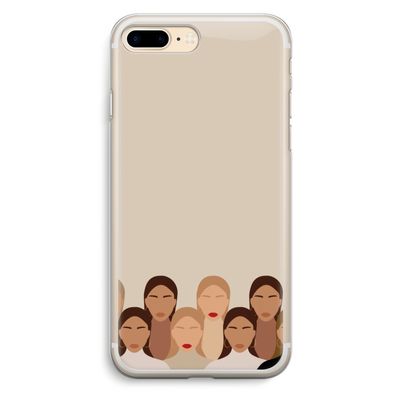 Girls girls girls: iPhone 7 Plus Transparant Hoesje