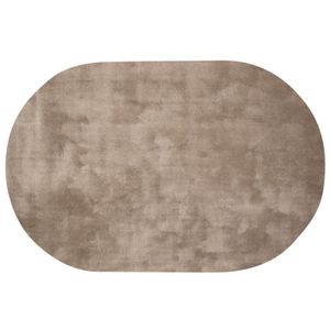 Vloerkleed Cowan taupe 130x190 ovaal