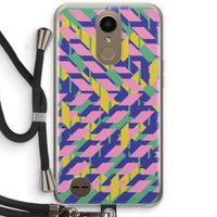 Skew Blush 1: LG K10 (2017) Transparant Hoesje met koord