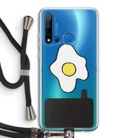 Spiegelei: Huawei P20 Lite (2019) Transparant Hoesje met koord